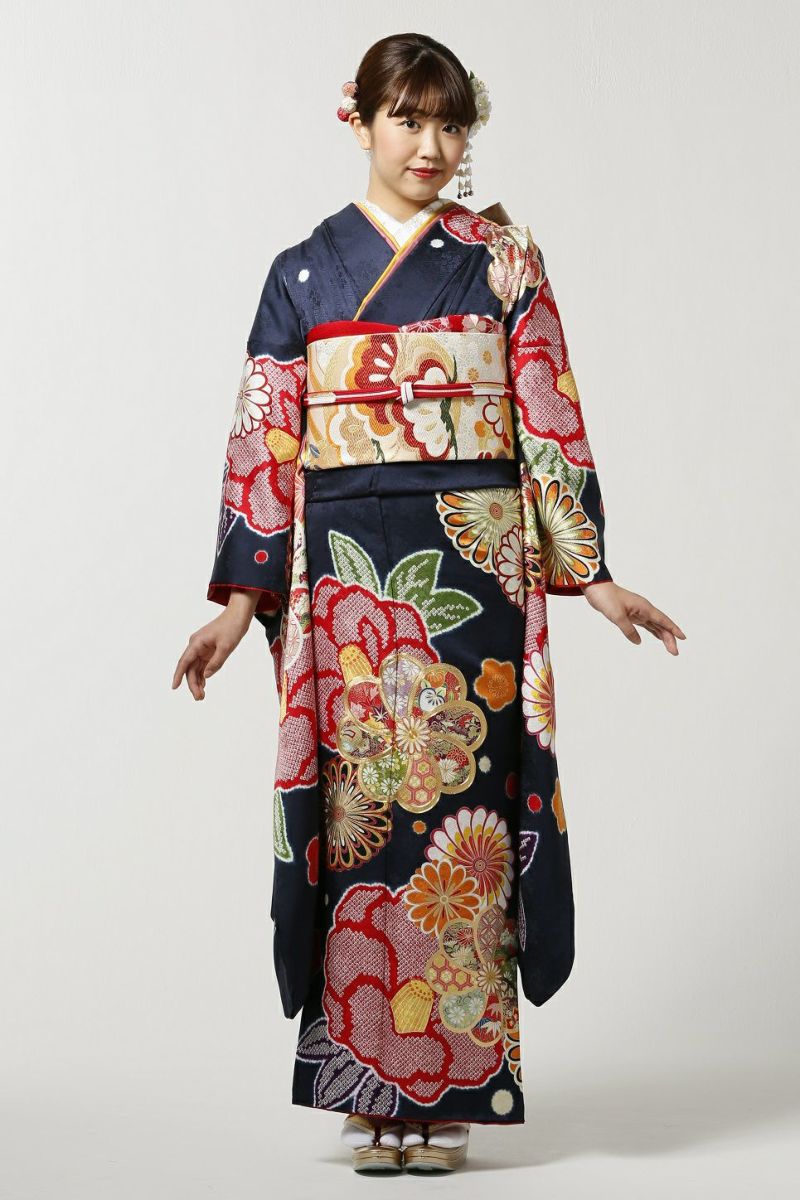 furisode navy