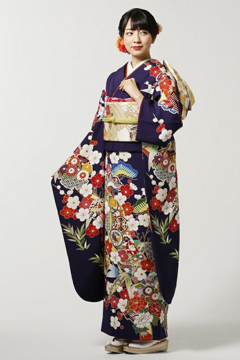 furisode purple