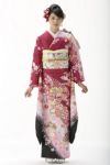 furisode red 振袖　華207　