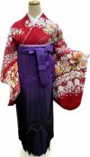 卒業式　衣装　レンタル　紫色　袴